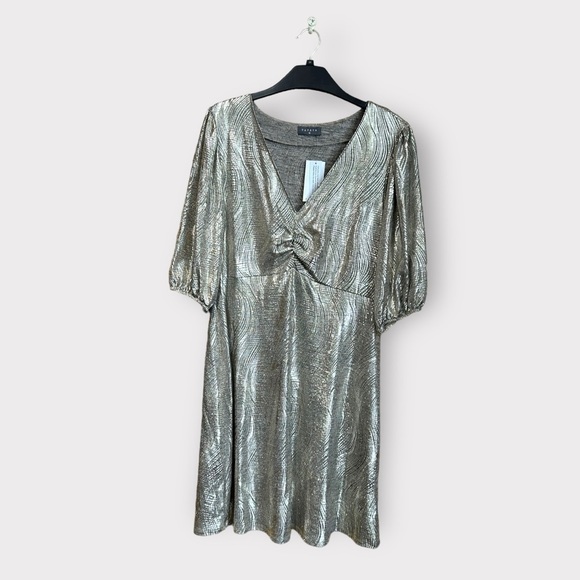 Papaya Dresses & Skirts - Foil Mini Dress Size 16 Papaya Party Dress New occasion sparkle pattern …